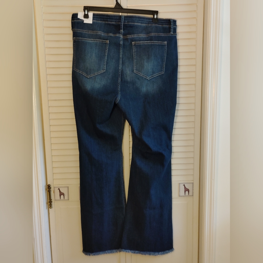 Jelly Jeans Dark Blue Flare Jeans - Picture 2 of 5